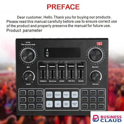 BM800 Cardioid Microphone + V9 Live Sound Card – Gaming, Music Production & Podcast Bundle