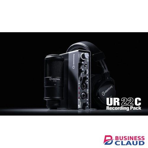Steinberg UR22C Recording Pack With Audio Interface, Headphones & Studio Mic