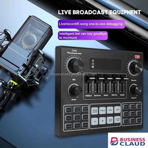BM800 Studio Mic + V9 Mixer for Music & ce