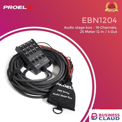 Proel EBN1204 Audio Stage Box - 16 Channels 12 IN / 4 OUT