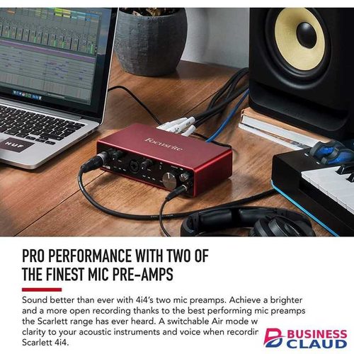 Scarlett 4i4 (4×4 3rd Generation USB Audio / Midi Interface)