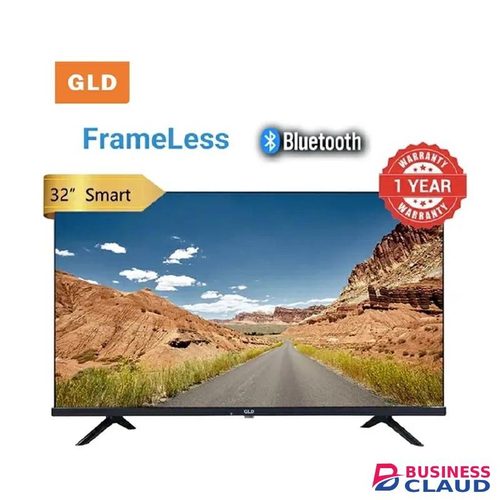 Gld 32" inch Frameless Smart Android Television Digital TV, App store, Bluetooth Connectivity, Inbuilt decoder for local channels, Neflix,YouTube, App Store (1 Year Warranty)