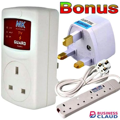 MK TV Guard Voltage Protector // Travel Power Adapter // Power King Extenson Cable