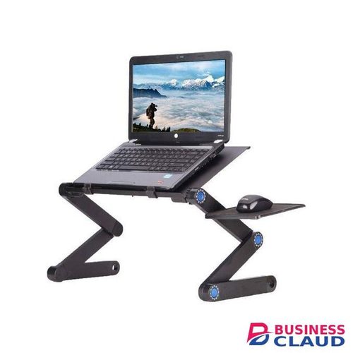 Laptop Holder with Mouse Pad and Cooling Feature