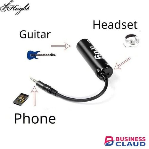 3.5mm iRig Style Guitar Audio Interface for Easy Music Recording