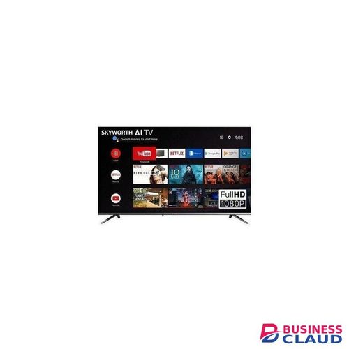 Skyworth 43-inches Full HD Frameless Smart Android TV, Black (1YR WRTY)