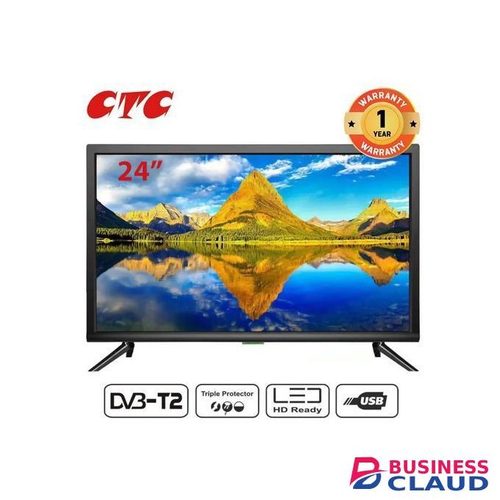 CTC 24'' Inch Digital Led TV FREE TO AIR CHANNELS HDMI PORT BLACK