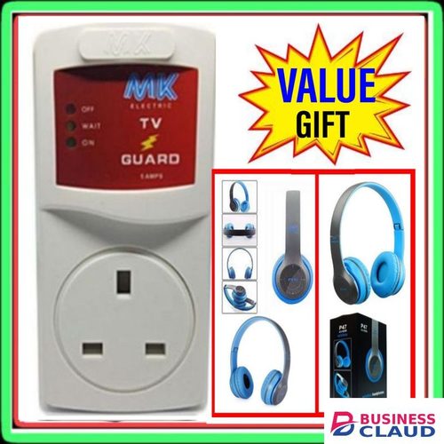 MK Tv Protector Tv Guard + Headphones