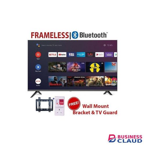 Amtec 32"inches smart Android frameless tv with free walllmount and TV guard