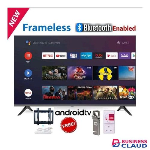 Globalstar 32UK 32" INCH SMART ANDROID & DIGITAL TV HD TELEVISION WITH INBUILT DECODER FOR LOCAL CHANNELS,BLUETOOTH CONNECTIVITY, WIFI CONNECTIVITY,NETFLIX, YOUTUBE, APP STORE, Facebook Watch, Prime Video (1 YEAR WARRANTY)+FREE GIFTS