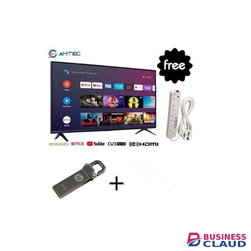 Amtec SMART ANDROID 32'' TV with inbuilt Bluetooth/WIFI/YOUTUBE/NETFLIX + free flash & extension