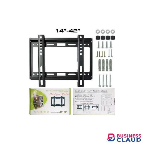 Premium Universal TV Wall Mount Bracket For 14" To 42" LED/LCD TVs – Space-Saving, Sturdy, And Flexible