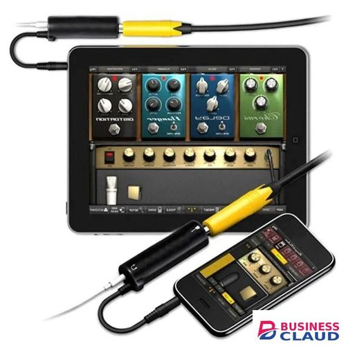 Compact Guitar Interface Adapter for Mobile Musicians GarageBand AmpliTube Live Performance