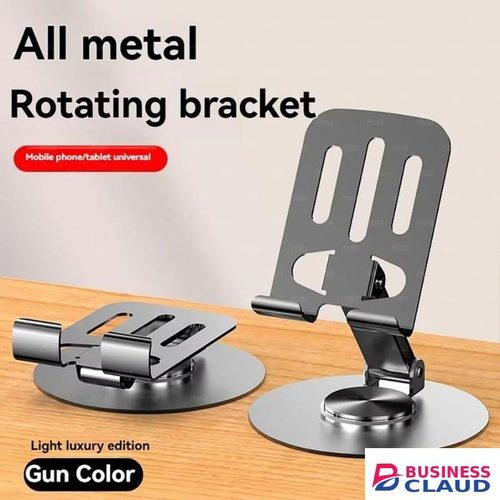 metal 360 rotating foldable phone/tablet holder stand