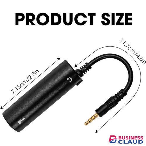 Guitar Audio Interface Cable for iPhone iPad Android Devices GarageBand AmpliTube Live Use