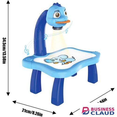 LED Art Drawing Projector Table - 3-in-1 Smart Sketcher Trace and Draw Set with 24+ Patterns, 12 Color Pens, and Music for Boys & Girls Age 3+