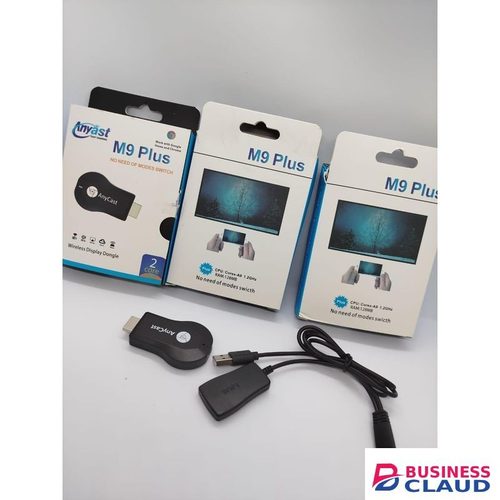 Anycast M9 Plus HDMI Wireless Dongle – TV Projector Monitor Screen Casting AirPlay Miracast DLNA Movies YouTube Netflix Full HD 1080P Android iPhone Laptop