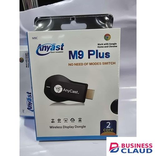 Anycast M9 Plus HDMI Wireless Display Receiver – Screen Mirroring for Movies, Games, Meetings, and More