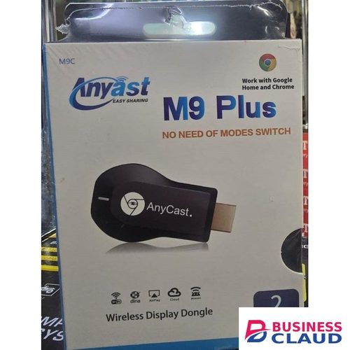 AnyCast M9 Plus Wireless Display Dongle – Plug and Play HDMI Streaming Stick for Movies, Games, Presentations