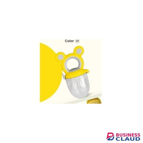 1 Pcs Yellow Baby Nutrition Feeder: Fruit & Vegetable Music, Silicone Bite Mush, And Veggie Mesh Bag - Perfect For Mother & Baby Supplies, Halloween Thanksgiving Day And Christmas Gift Easter Gift