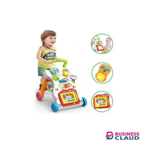 Huanger Fashion Musical Baby Walker/Push Walker-Multicolored