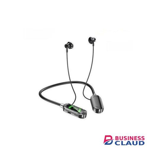 Music Gear YG07 Neckband Wireless Earbuds Bluetooth Earphones With Digital Display 24H Playtime