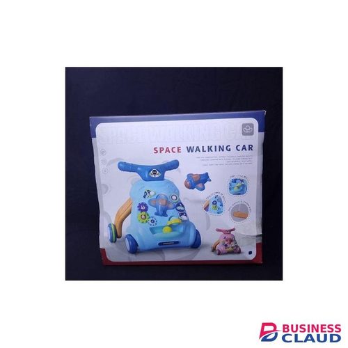 Baby Push Musical Walker -blue