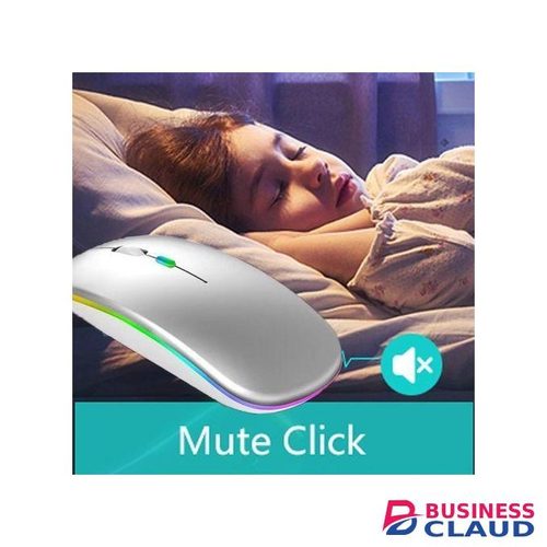 Share this product LED Wireless Slim Silent Dual-Mode 2.4G+BT Rechargeable Multi-Color Mouse with USB Receiver
