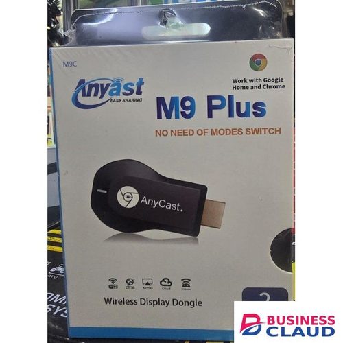 AnyCast M9 Plus Wireless HDMI Display Dongle 1080p Full HD for Streaming Movies, Gaming, YouTube, TikTok, and Video Calls