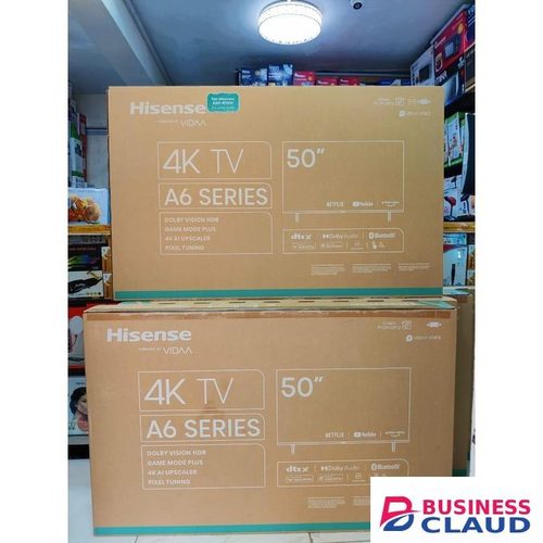 Hisense 50 inch Smart 4K TV (A6 Series) smart tv