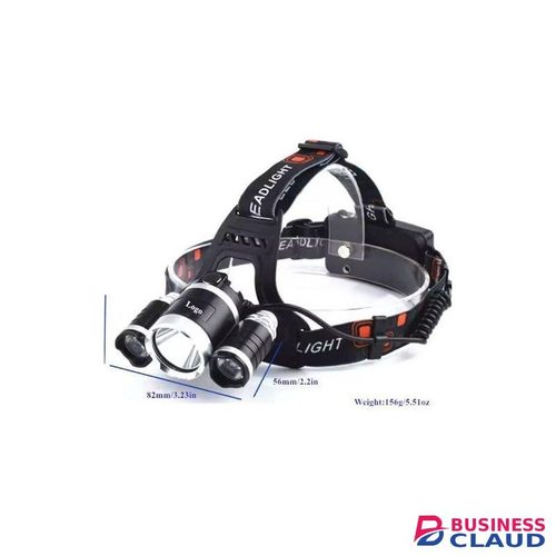 Share this product High power LED Headlamp 3 xT6 Heavy duty Rechargeable battery