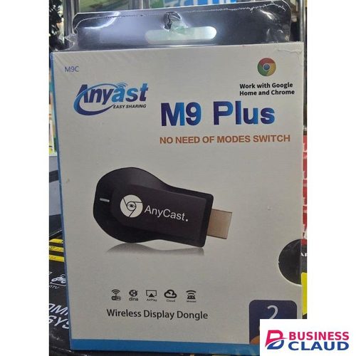 Anycast M9 Portable Wireless HDMI Dongle – Stream 1080P HD Movies, Games, and Presentations with Ease