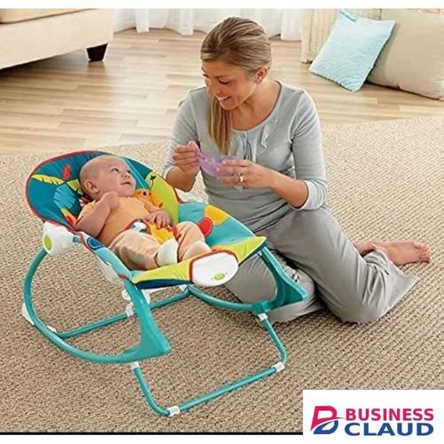 Hu-Baby Baby Rocker/ Bouncer With Musical Toy Bar & Vibrations