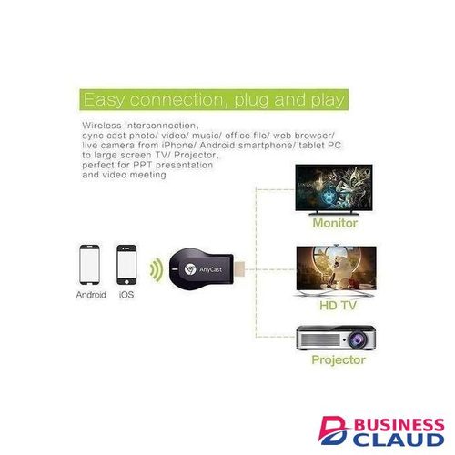 Anycast M9 Plus HDMI Wireless Streaming Device for Wireless Screen Mirroring, Movie Streaming, and Video Conferences