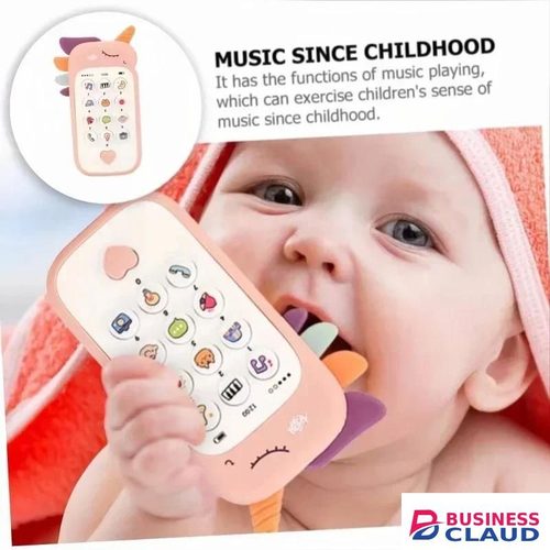 Baby Phone Toys Cute Telephone Teether Musical ce Toy Early Educational Learning Machine Electronic Children Cellphone Gifts