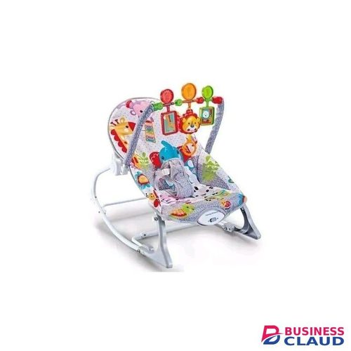 Hu-Baby Portable baby rocker grey