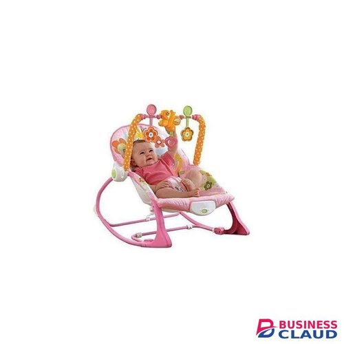 Newborn-to-Toddler Portable baby rocker pink