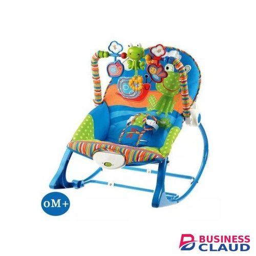 Newborn-to-Toddler Portable baby rocker Blue