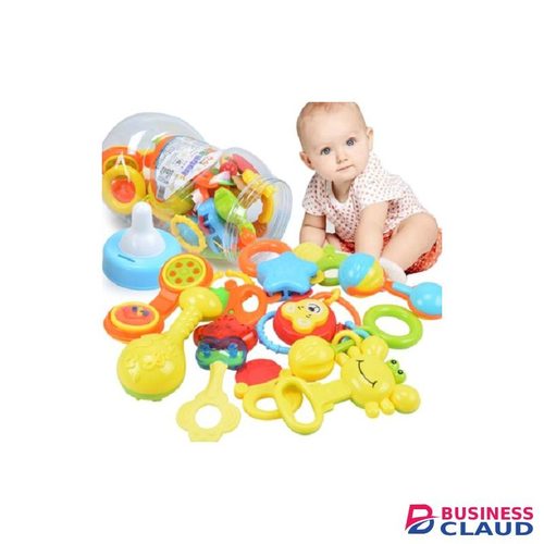 Baby Bank With Rattles Teether Toddler Shakers Set