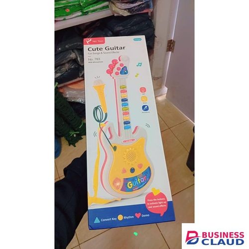 21 G Kids Musical Guitar Toy with Light & Sound Effects - 16 Melodies