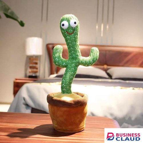 Talking Cactus Baby Toy Dancing Cactus Repeats What You say for Kids with English Songs Dancing Toy for Gift Toddle Girls