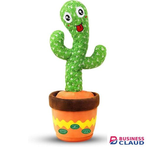 Dancing Cactus Toy for Kids – Talking, Mimicking, Singing & Glowing Musical Plush Toy – Rechargeable Interactive Educational Toy for Babies & Toddlers