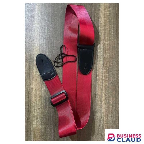 High Grade Silk Guitar Straps Professional 2" Red
