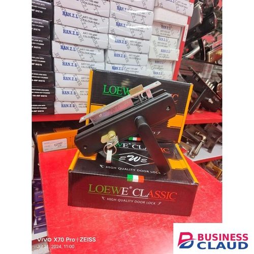 Loewe everloewe small Complete Steel/iron Metal door Lock set.High Quality Security,rust free