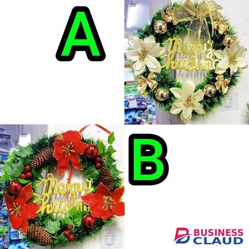 30 Cm Xmass Door Wreath