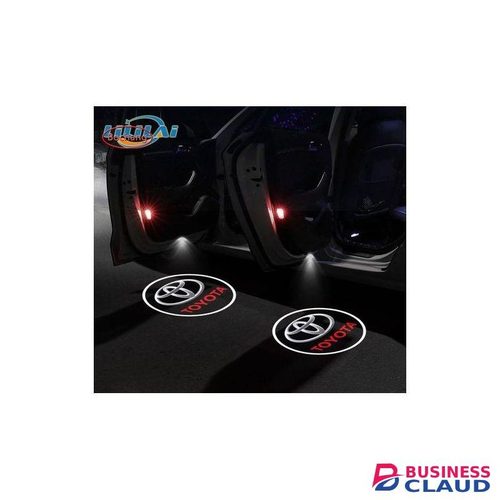 Toyota 2 PCS LED Car Door Welcome Logo Car Brand 3D Shadow Light