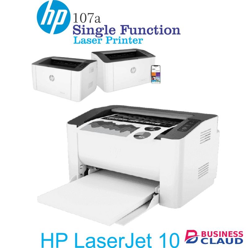 HP Brand New Laserjet MFP 107a Printer White (1YR WRTY)