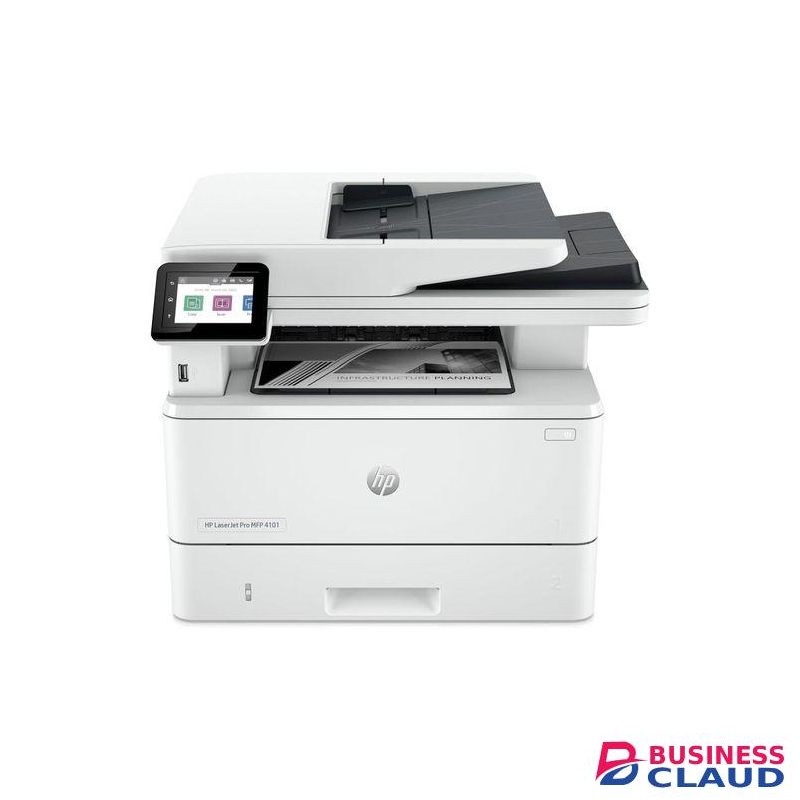 HP LaserJet Pro MFP 4103fdw Wireless Black & White All-in-One Laser Printer, Scanner, Copier, Fax, Best For Office (2Z619F)