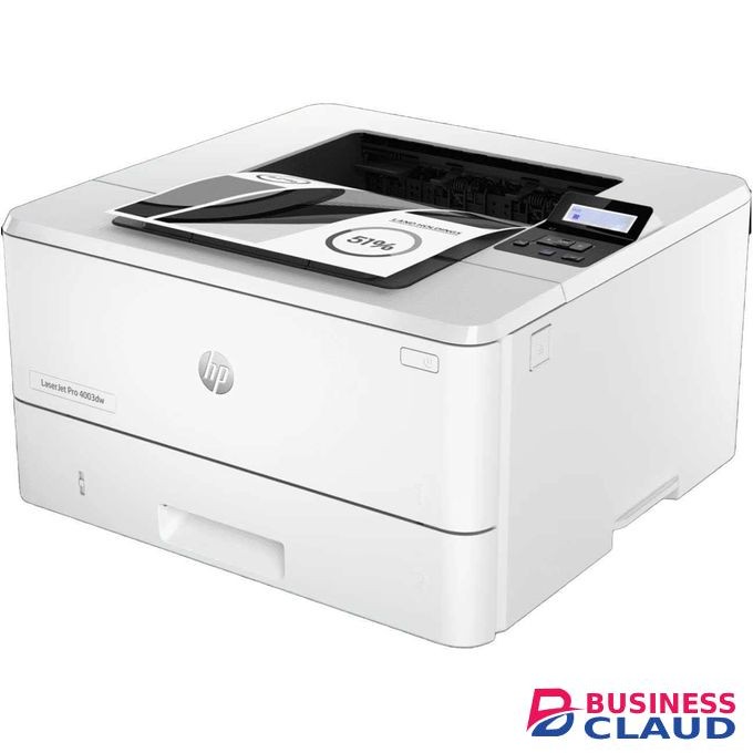 HP LaserJet Pro 4003dw Printer - Duplex, Wireless, Print: up to 42 ppm black, Hi-Speed USB 2.0,
