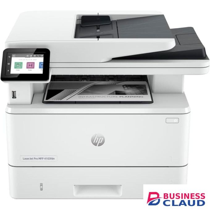HP LaserJet Pro MFP 4103fdn Printer (2Z628A), Print, copy, scan, fax,